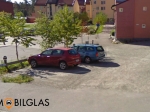 Här har vi åkt ut till kund i Täby för att utföra ett bilglasbyte. Fotografi: Google
